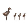 Aberto Design Fam 08 - Conjunto de 4 Objetos Decorativos de Metal Antiquation